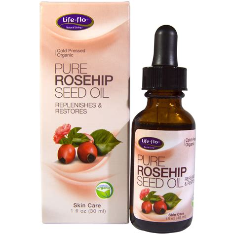 Life Flo Pure Rosehip Seed Oil Skin Care 1 Oz 30 Ml IHerb