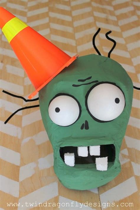 Plants Vs Zombies Costume Cone Head Zombie Elmo Halloween Costume