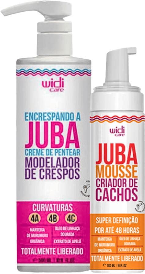 Duo Juba Encrespando E Mousse Criador De Cachos Widi Care