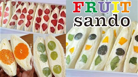 VIRAL Resep FRUIT SANDO Bikinnya Gampang TANPA MIXER YouTube