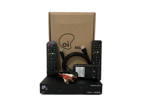 Receptor Oi Tv Livre Hd Habilita O Cabo Rca Controle