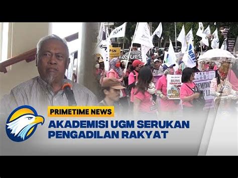 Akademisi Ugm Serukan Pengadilan Rakyat Youtube