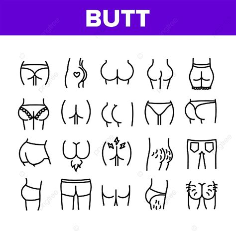 Human Body Parts Vector Hd Images Butt Human Body Part Collection