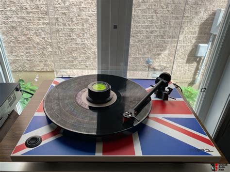 Rega Rp Union Jack Edition Turntable W Performance Pack Guc For Sale