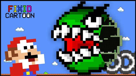 Mario Vs The Giant Zombie Chain Chomp Maze Mario Cartoon Animation