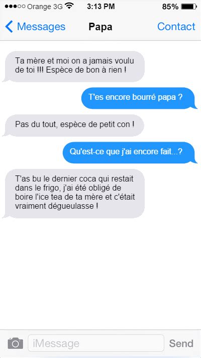 Le Stmg Les SMS Les Plus Drôles Des Parents Et Leurs Enfants Qui N