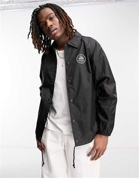 Vans Torrey Coach Jacket In Black Asos