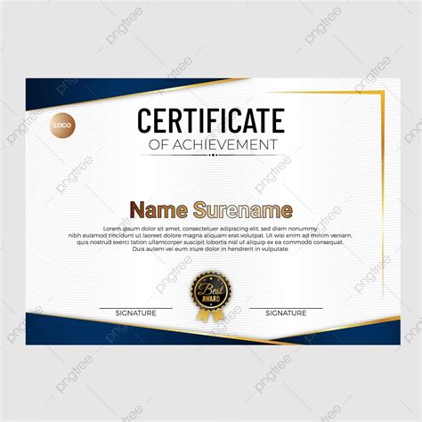 Elegant Diploma Certificate Template Template Download On Pngtree