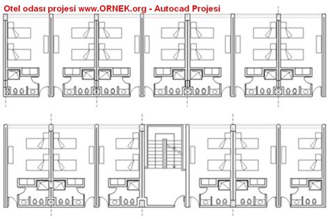 Otel Odas Projesi Dwg Projesi Autocad Projeler