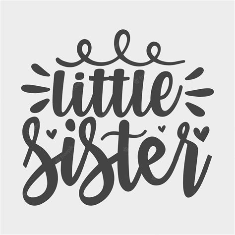 premium vector  sister