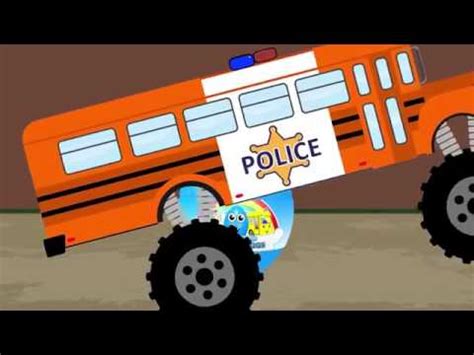 Animated Surprise Eggs Tv Police Monster Truck Learning Colors