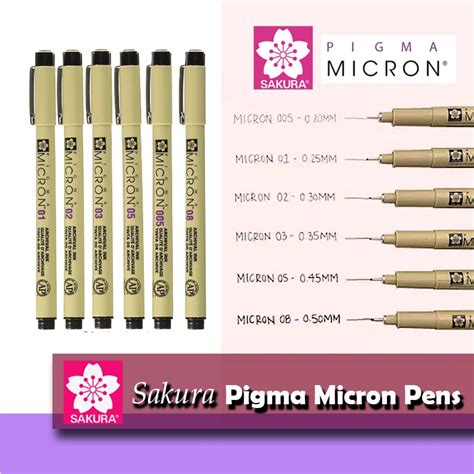 Sakura Pigma Micron Pens Technical Drawing Pens Shopee Philippines