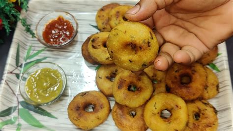 10 Minutes Instant Suji Vada Recipe Easy And Tasty Snacks Recipe