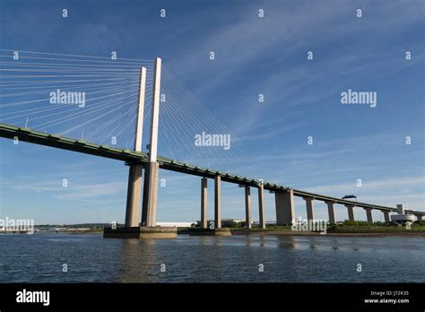 The Queen Elizabeth Ii Bridge Dartford Crossing River Thames Hi Res