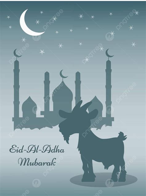 Muslim Festival Eid Al Adha Mubarak Background Card Eid Ul Fitr Bakraid