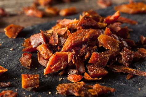 Dried Smoked Salmon Jerky Stock Image Image Of Jerky 69953591