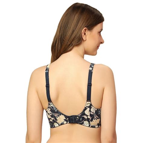 Buy Triumph Minimizer 75 Non Wired Non Padded Full Coverage Minimizer Bra Blue Online