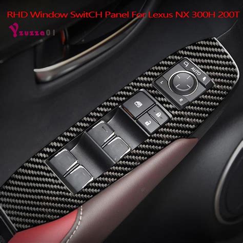 For Vw Id4 Id3 2022 2021 Abs Carbon Fiber Style Door Handle Armrest Trim Window Lift Panel