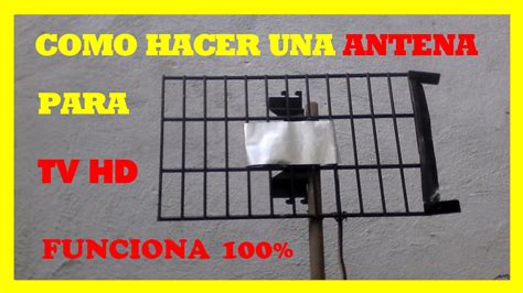 Como Hacer Antena Casera Para TV HD En 2 Minutos YouTube