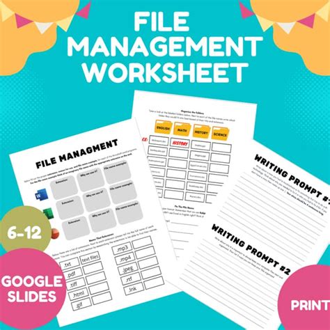 Worksheet For Management Easy