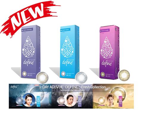 1 Day Acuvue Define Fresh Series 3 Box Combination Color Lensza