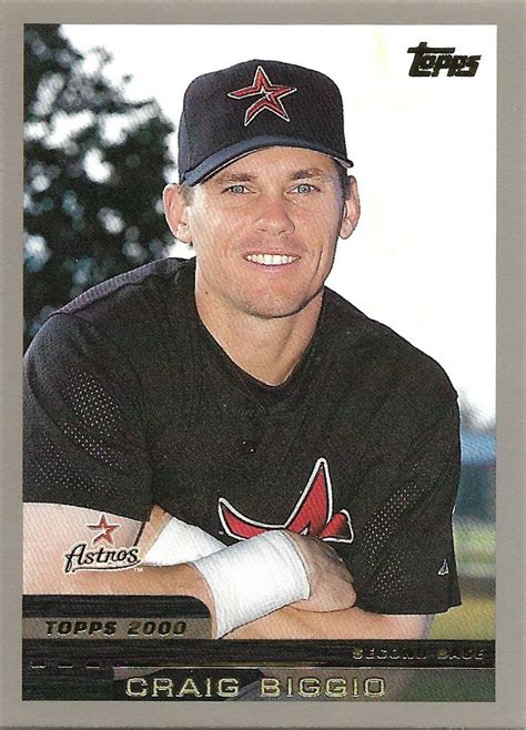 Craig Biggio 2000 Topps 339 Houston Astros Baseball Card