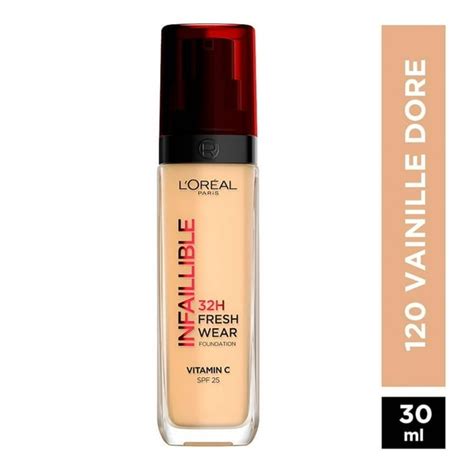 Base De Maquillaje L Oréal Infallible 32h Fresh Wear 120 Vainille 30 Ml Walmart