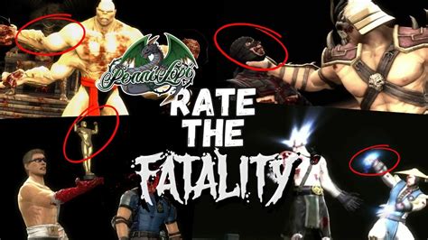 Rate The Fatality Mortal Kombat 9 Youtube