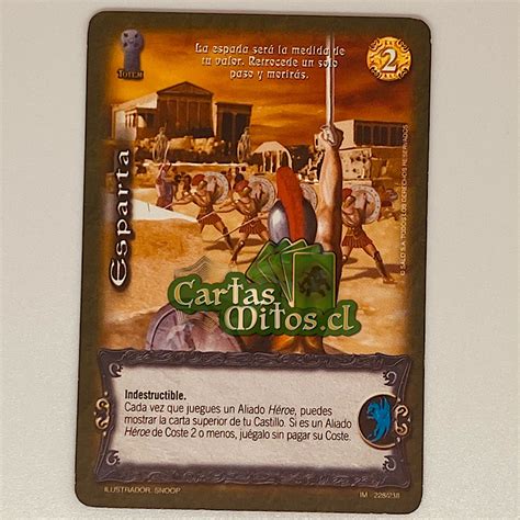 Esparta Mitos Y Leyendas Inmortales Cartas Mitos