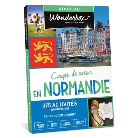 Wonderbox Coffret cadeau Coups de coeur en normandie 1 expérience