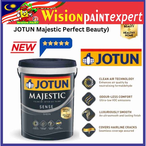 5 LITER JOTUN MAJESTIC SENSE PERFECT BEAUTY CARE Sheen INTERIOR