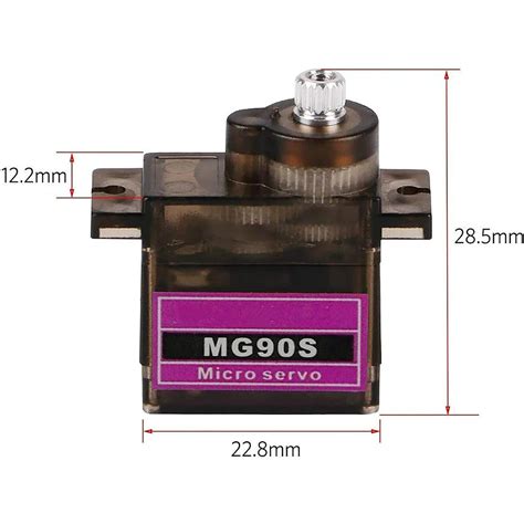 Servomotor Mg S Kg Engranes Metalicos Rantec Electronics