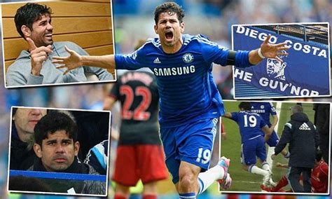 Diego Costa has gone from the backstreets of Brazil to the heart and soul of Chelsea | Daily ...