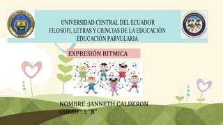 Presentación de expresion ritmica PPT