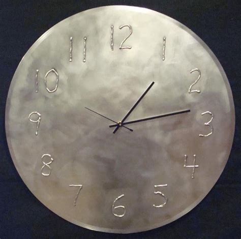 Stainless Steel Wall Clock Foter