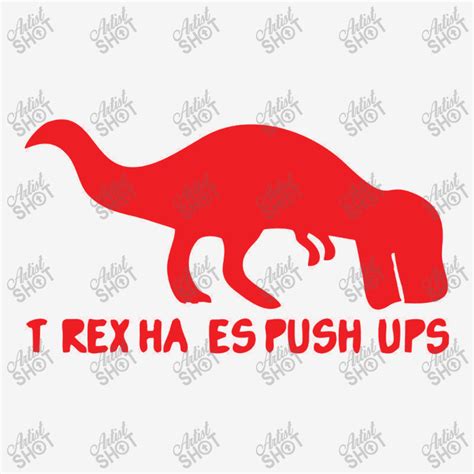 T Rex Hates Push Ups Rectangle Patch By Ayambetinas Artistshot