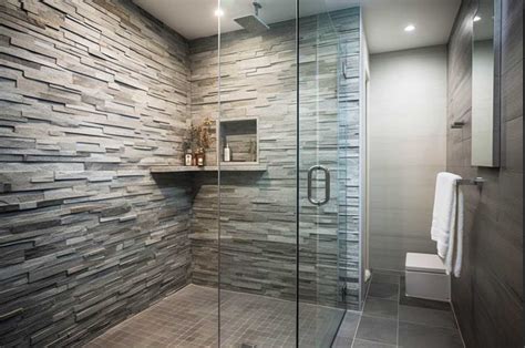 Stacked Stone Shower Walls (Materials & Installation Tips) - Designing Idea