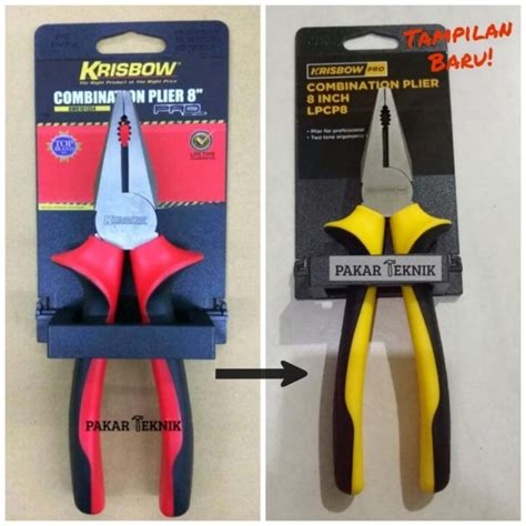 Jual TANG KOMBINASI 8 INCH COMBINATION PLIER 8 RED KRISBOW Shopee