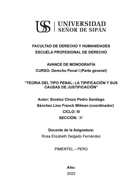 Sanchez Lino Pa1 Dp Investigacion Facultad De Derecho Y Humanidades Escuela Profesional De