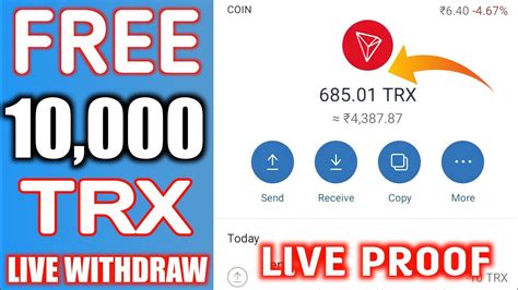 Earn Free Tron Trx Daily 🆓 Best Tron Mining Site 🤩 Tron Mining 🤩 Trx