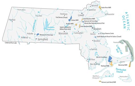 Massachusetts County Map - GIS Geography