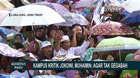 Soal Kampus Kritik Presiden Jokowi Cak Imin Agar Tak Gegabah Video