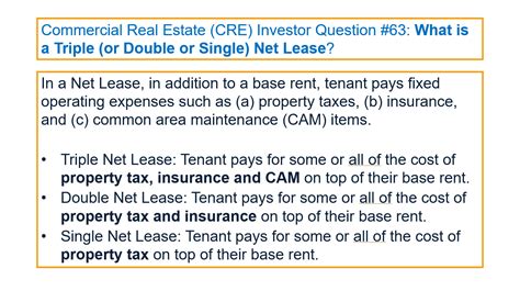 What Is A Triple Net Lease Finyork Real Estate Investing