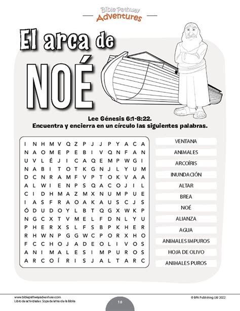 Sopas De Letras De La Biblia Libro De Actividades 100 Rompecabezas