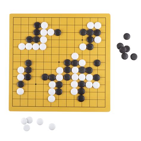Go Board Game Set - Beginner's Two Player Strategy Game by Hey! Play ...