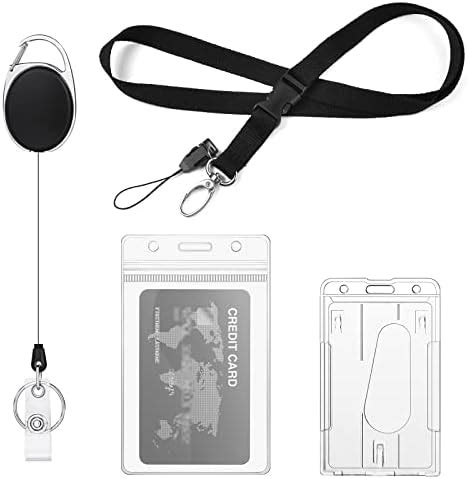 Vicloon Retractable Lanyard And Badge Holder Lanyards With Card Holder