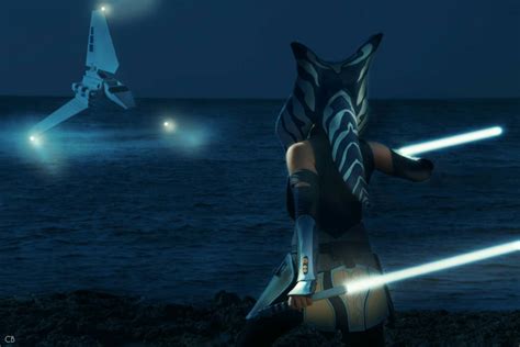 Ahsoka Tano vs Darth Vader by saphira-94 on DeviantArt