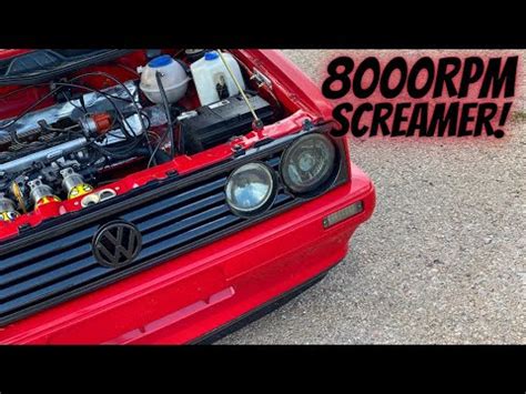 2 2L ABF THROTTLES Volkswagen Mk1 Golf Review SOUNDS EPIC YouTube