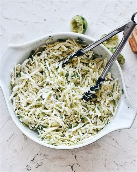 Creamy Cilantro Lime Slaw With Jalapeno The Subversive Table