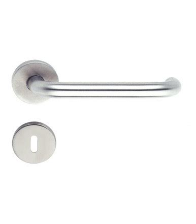 Lever Handle With Rose And Escutcheon For Door Inox OLARIX